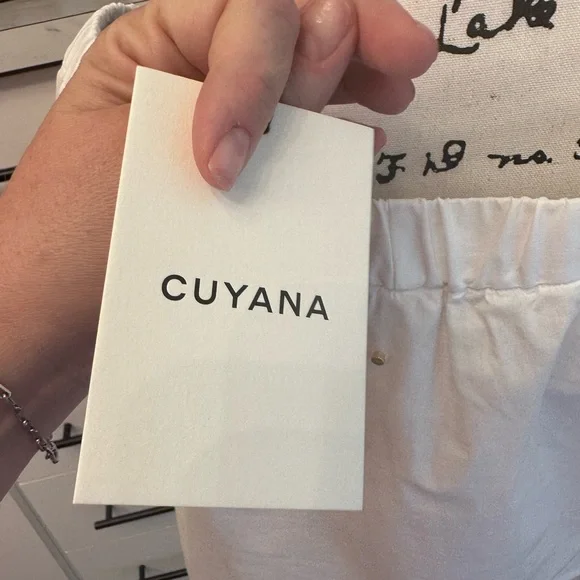 NWT Cuyana Poplin Off Shoulder Top - Picture 7 of 7